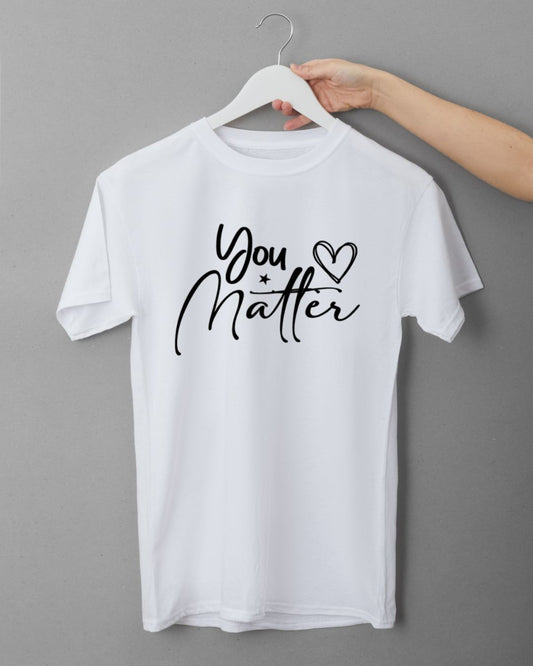 You Matter - Embroidered Tee